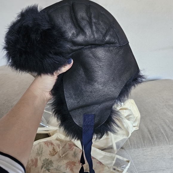 Toasties Paris Navy Blue Aviator Hat main image 5